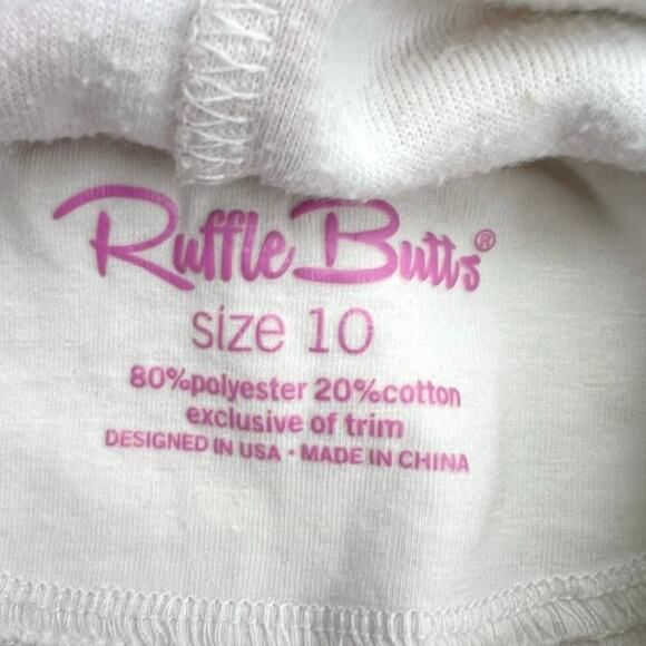 RuffleButts Pastel Rainbow Striped Hooded Swim Terry Coverup - Picture 4 of 6